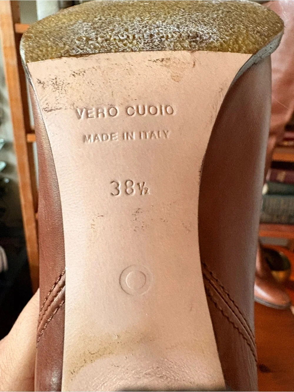 Vero Cuoio Tall Brown Leather Over-the-Knee Boots